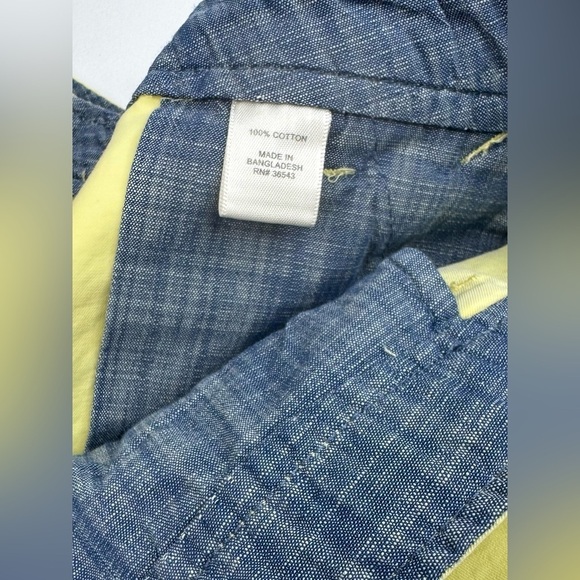 G.H. Bass Yellow 100% Cotton Bermuda Shorts Womens Size 4 - Picture 7 of 8